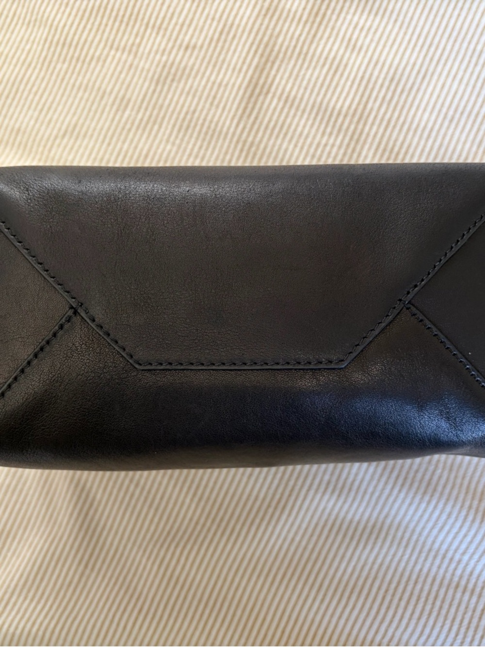 Clare V fleurine leather shoulder bag - black - Picture 3 of 9